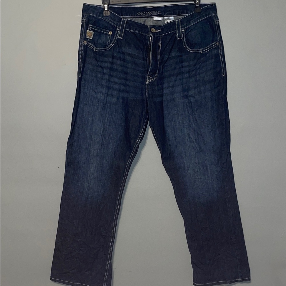 Cinch Men's Dark Blue Relaxed Jeans